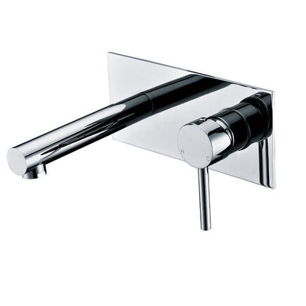 Ania Round Wall Basin Bath Mixer Set with Spout