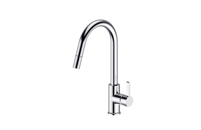 Ania Round Pull Out Kitchen Sink Mixer Tap