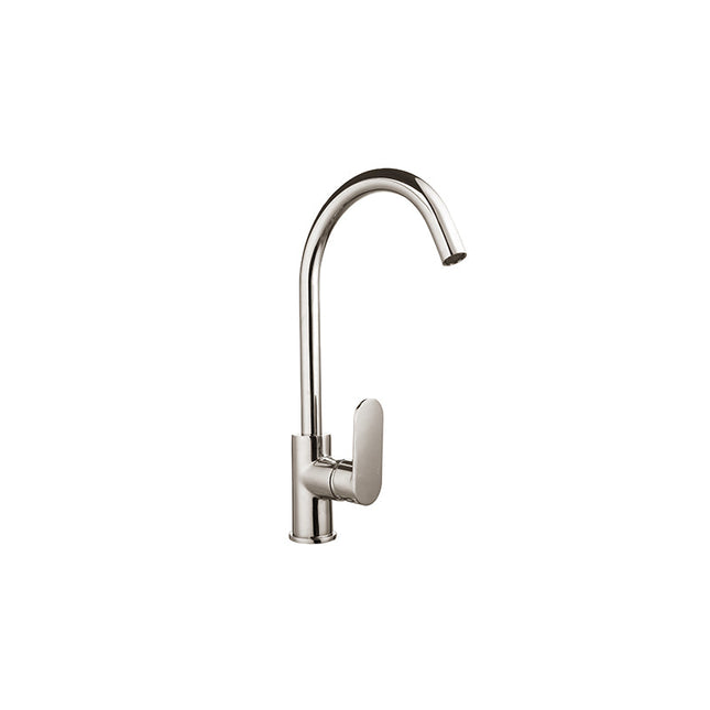 Ania Oval Gooseneck Sink Mixer Chrome