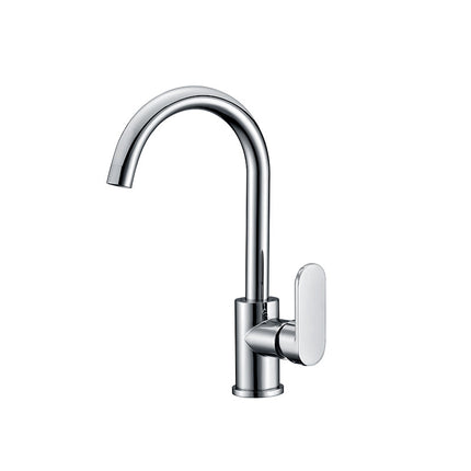 Ania Oval Gooseneck Sink Mixer Chrome