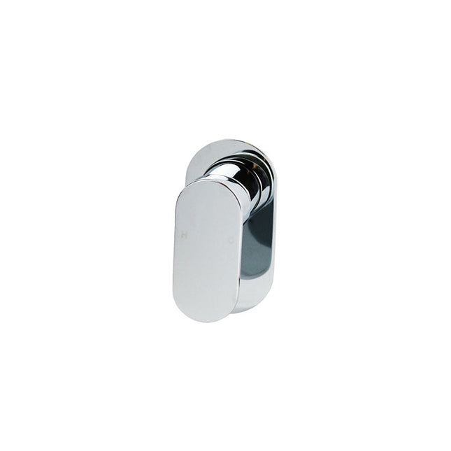 Ania Rail Shower Mixer Set Oval Chrome
