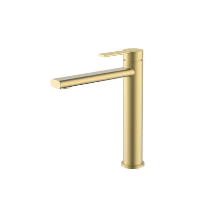 Ania Tower Basin Mixer Tap Tall Bathroom Faucet in Polished Chrome