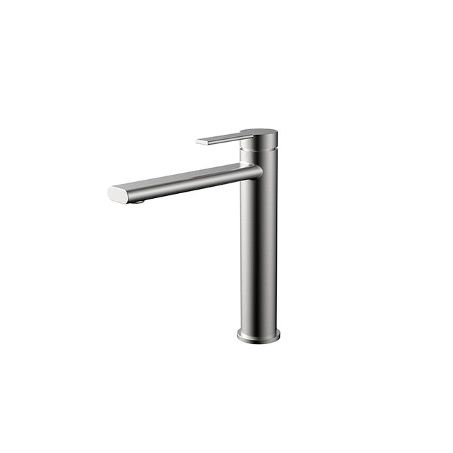 Ania Tower Basin Mixer Tap Tall Bathroom Faucet in Polished Chrome