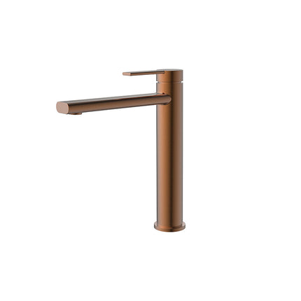 Ania Tower Basin Mixer Tap Tall Bathroom Faucet in Polished Chrome