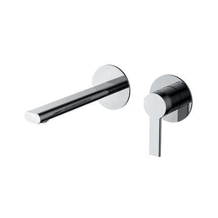 Ania Wall Mounted Basin And Bath Mixer Tap With Spout