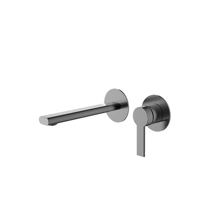 Ania Wall Mounted Basin And Bath Mixer Tap With Spout