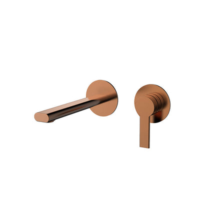 Ania Wall Mounted Basin And Bath Mixer Tap With Spout