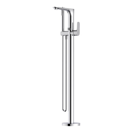 Ania Berlin Floor Bath Mixer with Hand Held Shower
