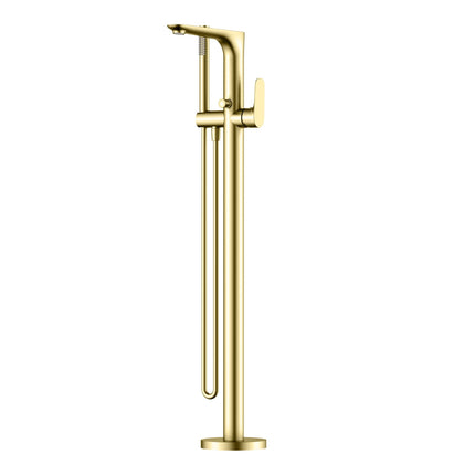 Ania Berlin Floor Bath Mixer with Hand Held Shower