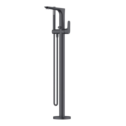 Ania Berlin Floor Bath Mixer with Hand Held Shower