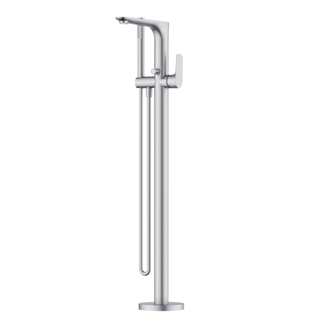 Ania Berlin Floor Bath Mixer with Hand Held Shower
