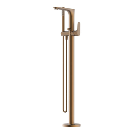 Ania Berlin Floor Bath Mixer with Hand Held Shower