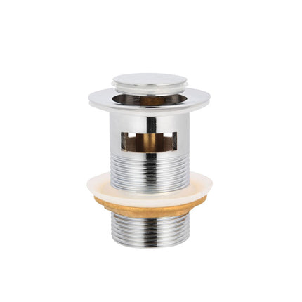 Ania Pop Up Basin Waste with Overflow Slotted Bathroom Sink Drain Plug 32MM