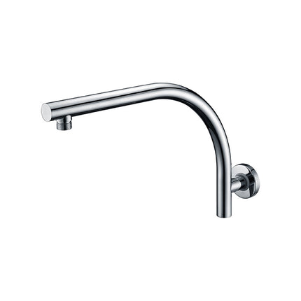 Ania Round Curved Shower Arm Wall Mounted Bathroom Fixture 400MM