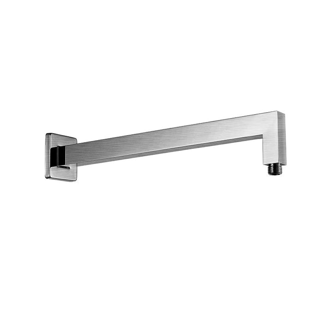 Ania Square Wall Mounted Shower Arm Chrome 400MM