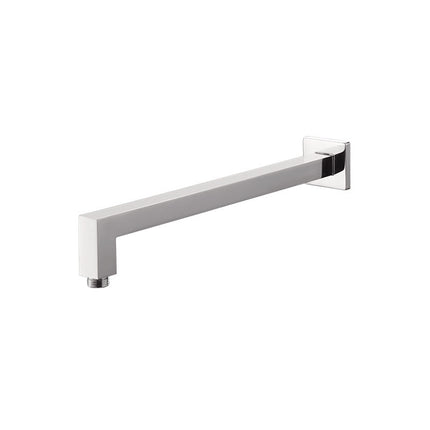 Ania Square Wall Mounted Shower Arm Chrome 400MM