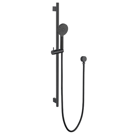 Ania Round Stainless Steel Shower on Rail Set