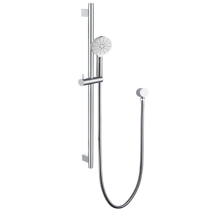 Ania Round Stainless Steel Shower on Rail Set