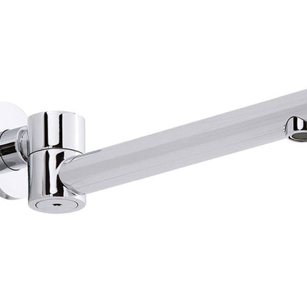 Ania Round Swivel Bath Spout in Polished Chrome 200MM