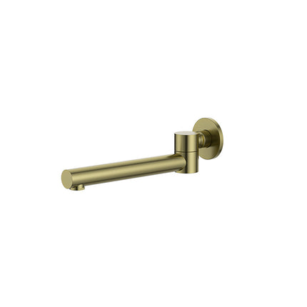 Ania Round Swivel Bath Spout in Polished Chrome 200MM