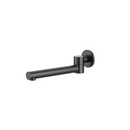 Ania Round Swivel Bath Spout in Polished Chrome 200MM