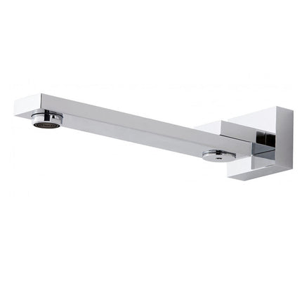 Ania Square Swivel Bath Spout Chrome Wall Mounted Faucet 200MM