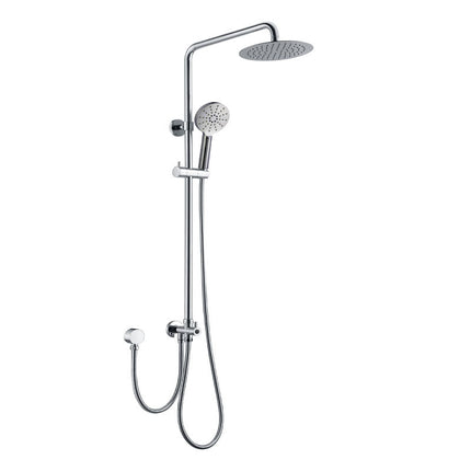 Ania Multifunction Sliding Shower System with Overhead Rain Shower and Bottom Inlet