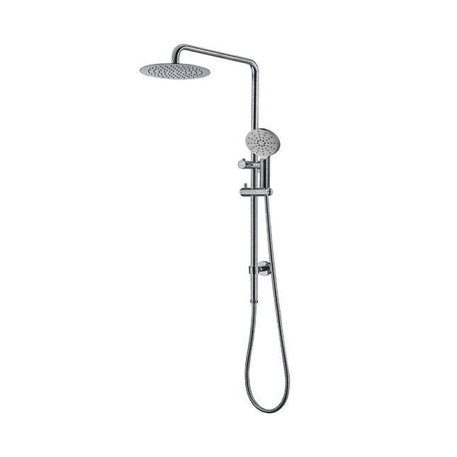 Ania Multifunction Sliding Shower Rail Set with Overhead Rain Shower