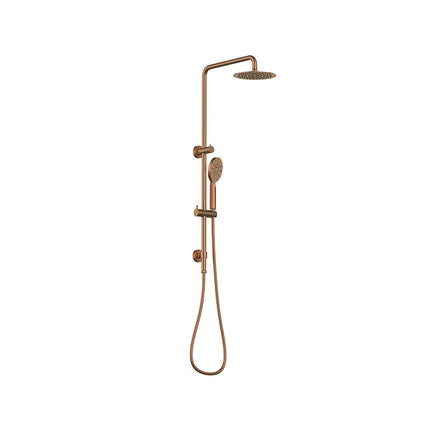 Ania Multifunction Sliding Shower Rail Set with Overhead Rain Shower