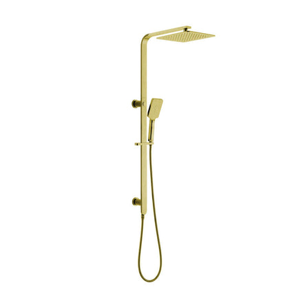 Ania Square Multifunction Sliding Shower with Overhead Rain Shower Head