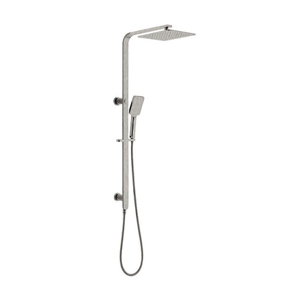 Ania Square Multifunction Sliding Shower with Overhead Rain Shower Head