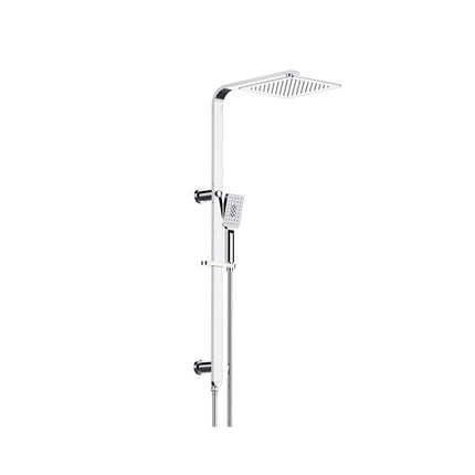 Ania Square Multifunction Sliding Shower with Overhead Rain Shower Head