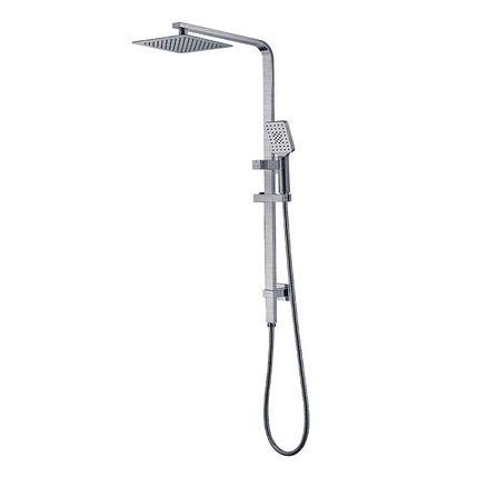 Ania Multifunction Square Sliding Shower System with Overhead Rain Shower Head