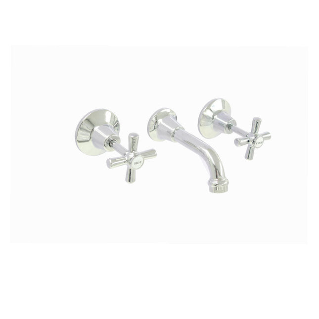Ania Easy Clean Bath Tap Set Chrome