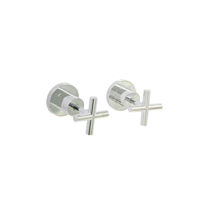 Ania Cross Handle Wall Top Asembly Chrome