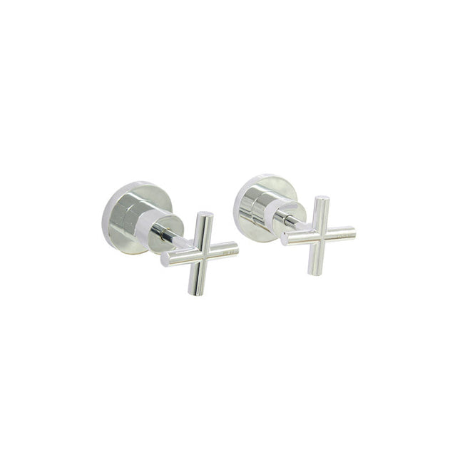 Ania Cross Handle Wall Top Asembly Chrome