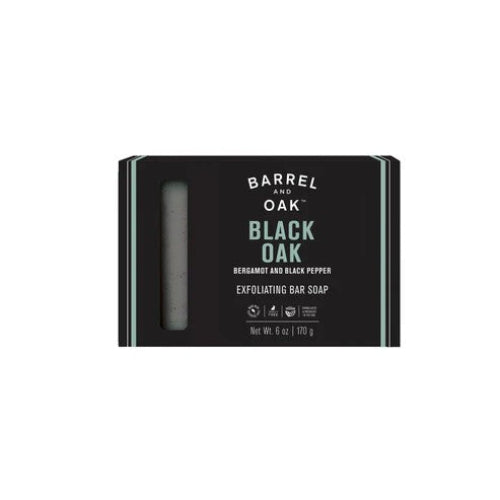 Barrel And Oak Exfoliating Soap Bar In Black Oak Scent 170G