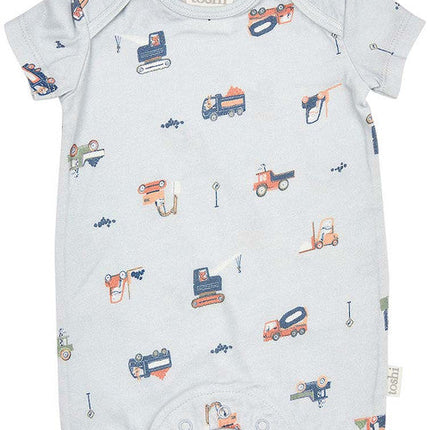 Toshi Onesie Short Sleeve Little Diggers 1