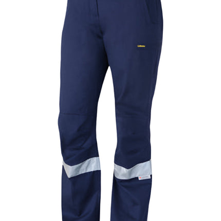 Bisley Taped Womens Industrial Pant Navy