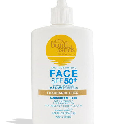 Bondi Sands Sport SPF50+ Fragrance Free Face Fluid 50mL
