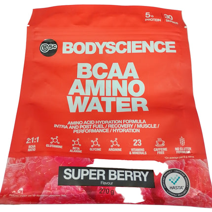 BSC Amino Bcaa Water Super Berry Powder 270G