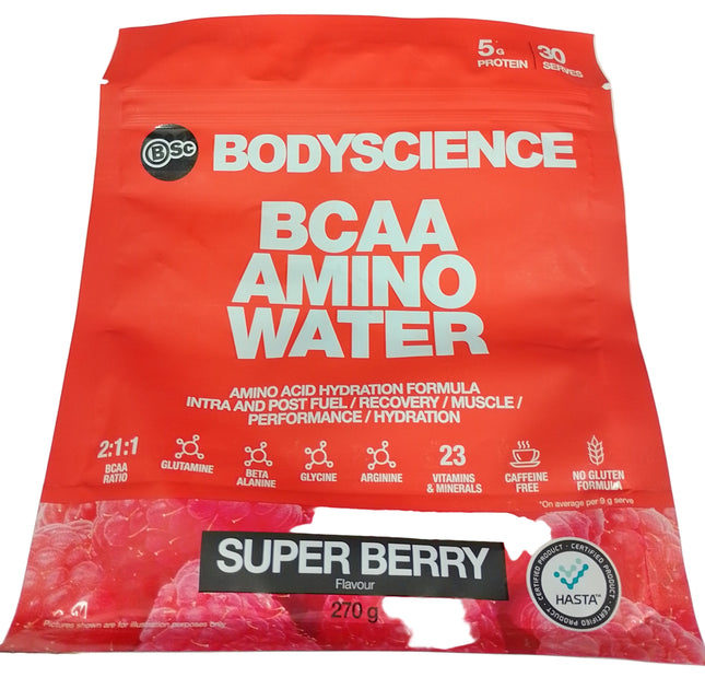BSC Amino Bcaa Water Super Berry Powder 270G