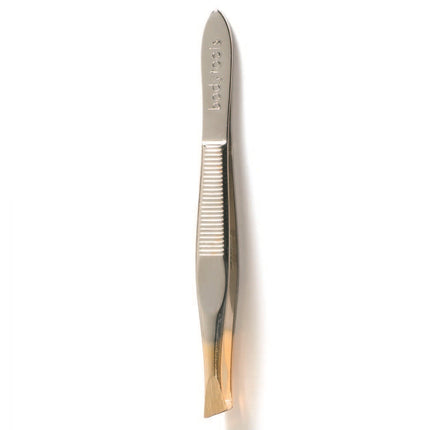 Bodytools Wide Angle Tweezers Gold Tipped