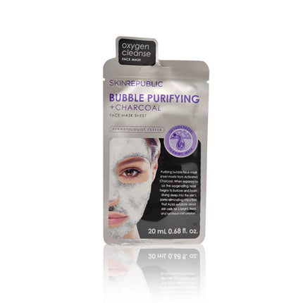 Skin Republic Bubble Purifying Charcoal Face Mask 20ml - OhYouLuckyDuck.com.au