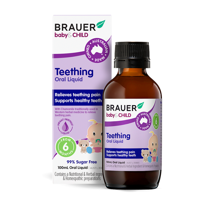 Brauer Baby & Child Teething Relief 100ML - OhYouLuckyDuck.com.au