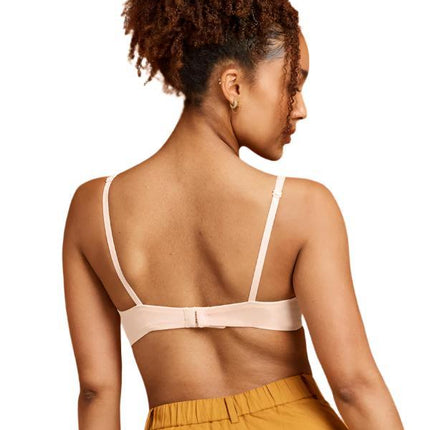 Kayser Be Real Lace Push Up Bra - Shell - OhYouLuckyDuck.com.au