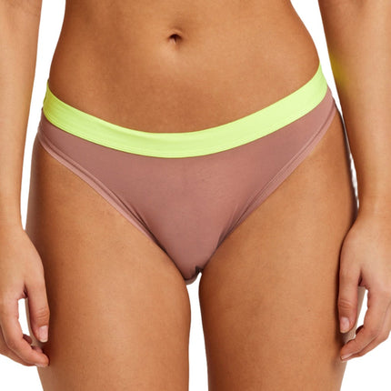Kayser Be You High Cut Mesh Brief - Dessert Dust Neon - OhYouLuckyDuck.com.au