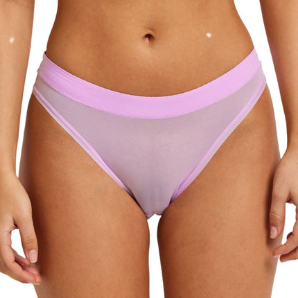 Kayser Be You High Cut Mesh Brief - Cotton Candy - OhYouLuckyDuck.com.au