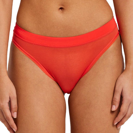 Kayser Be You High Cut Mesh Brief -  Flame
