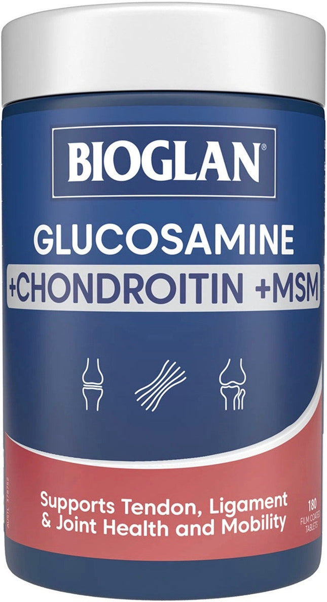 Bioglan Glucosamine Chondroitin + MSM 180 Tablets - OhYouLuckyDuck.com.au